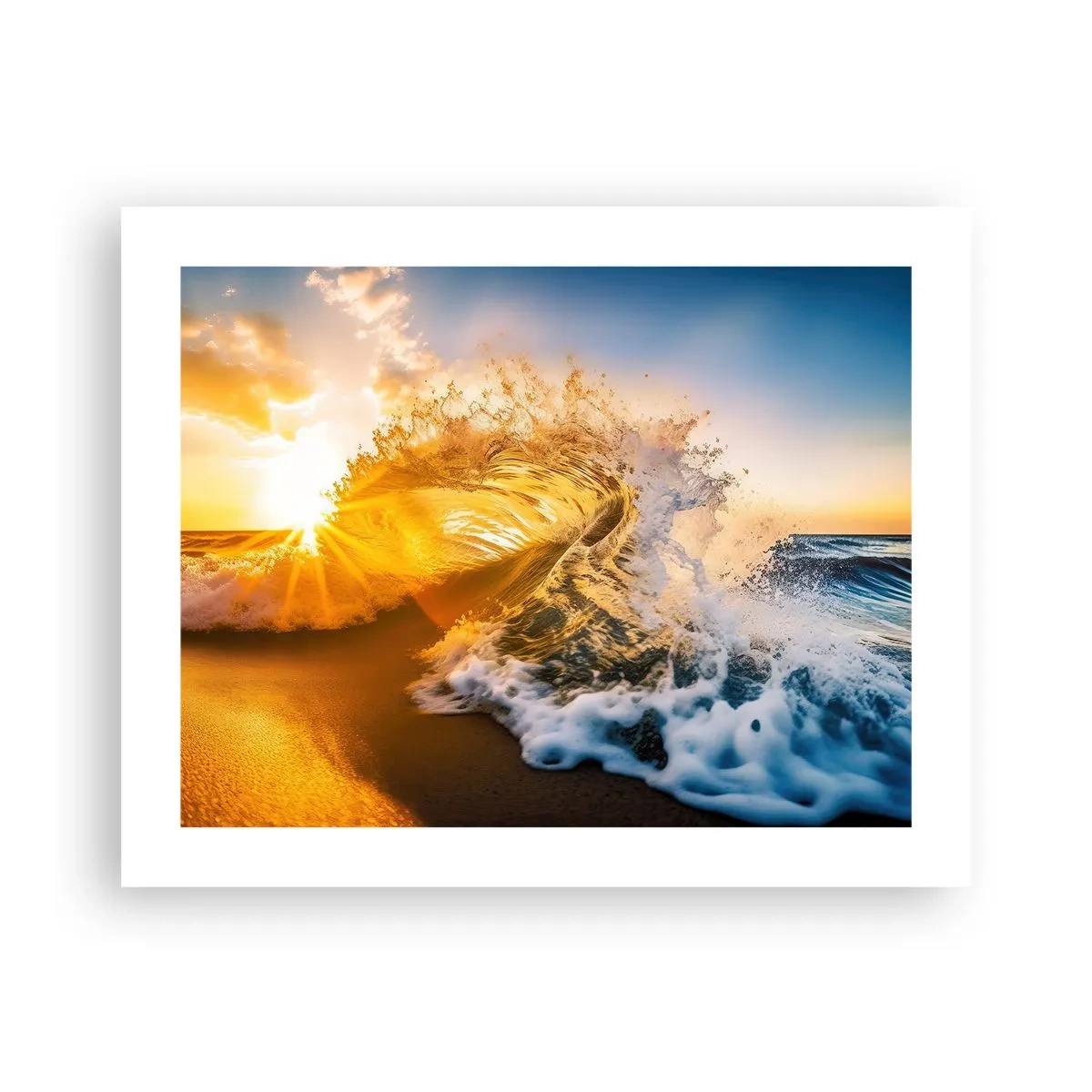 Affisch - Lek i sanden - 50x40 cm