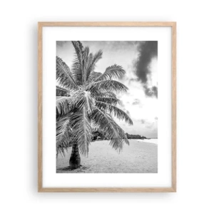 Affisch i ram av ljusek - När du längtar efter ensamheten... - 40x50 cm