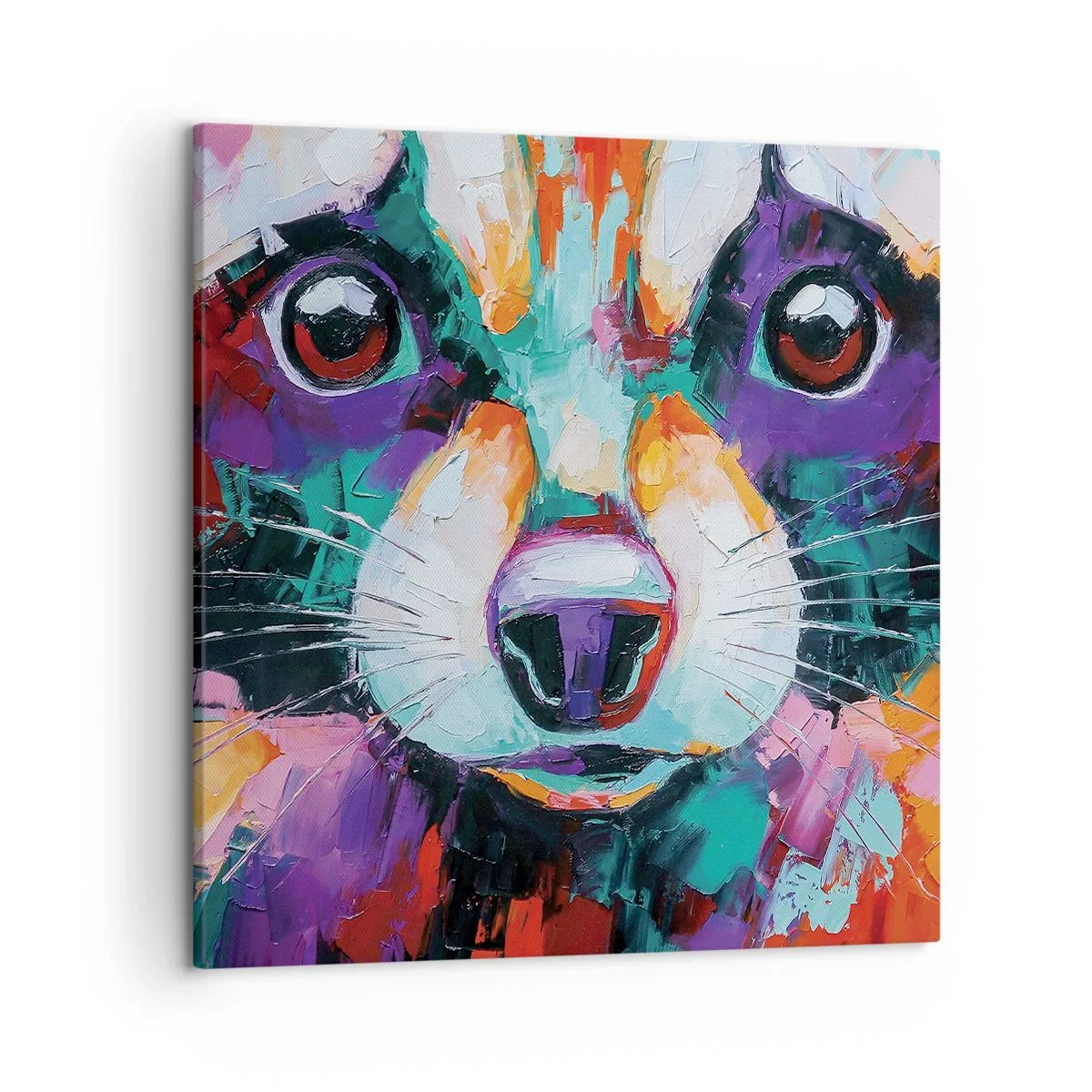 Canvastavla - Bild på duk - Enbart goda emotioner - 50x50 cm