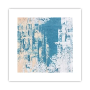 Affisch - Genom istapp - 30x30 cm