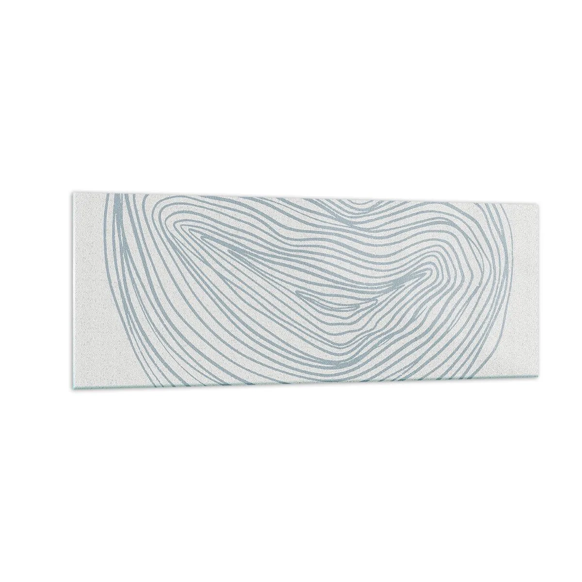 Glastavla - Bild på glas - Droppens leende - 140x50 cm