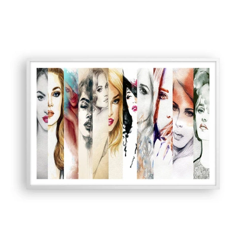 Affisch i vit ram - Det är alltid DU - 91x61 cm