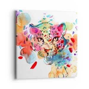Canvastavla - Bild på duk - Skönheten och odjuret - 40x40 cm