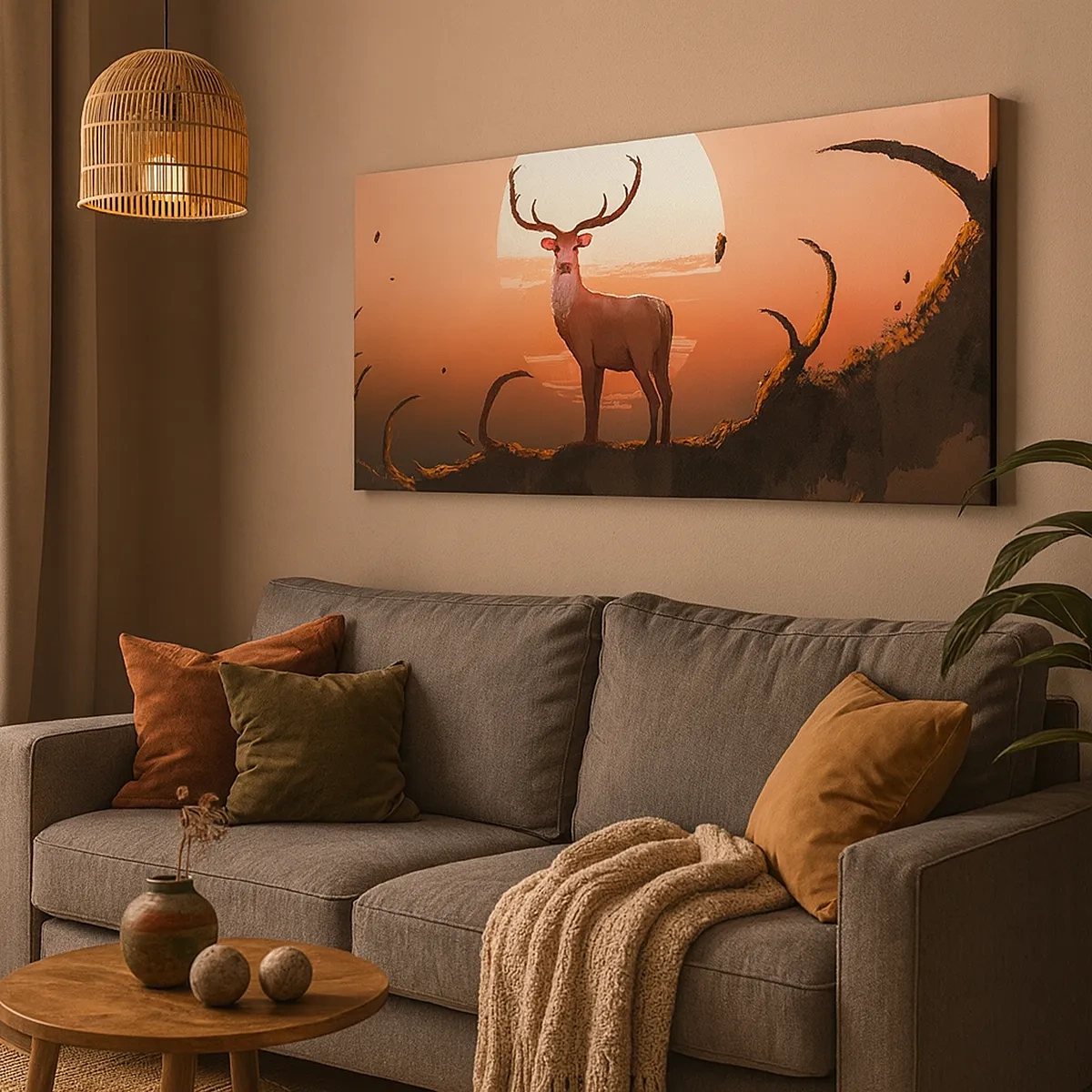 Canvastavla - Bild på duk - Denna natt är inte lik de andra - 30x30 cm