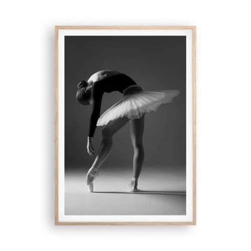 Affisch i ram av ljusek - Bella ballerina - 70x100 cm