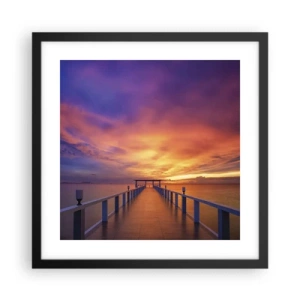 Affisch i svart ram - Utan ände - 40x40 cm