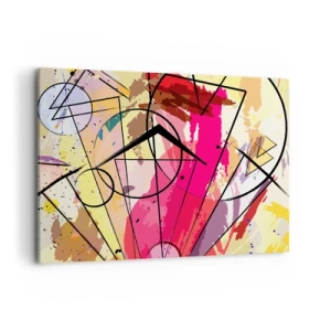 Canvastavla - Bild på duk - Explosion  - 100x70 cm