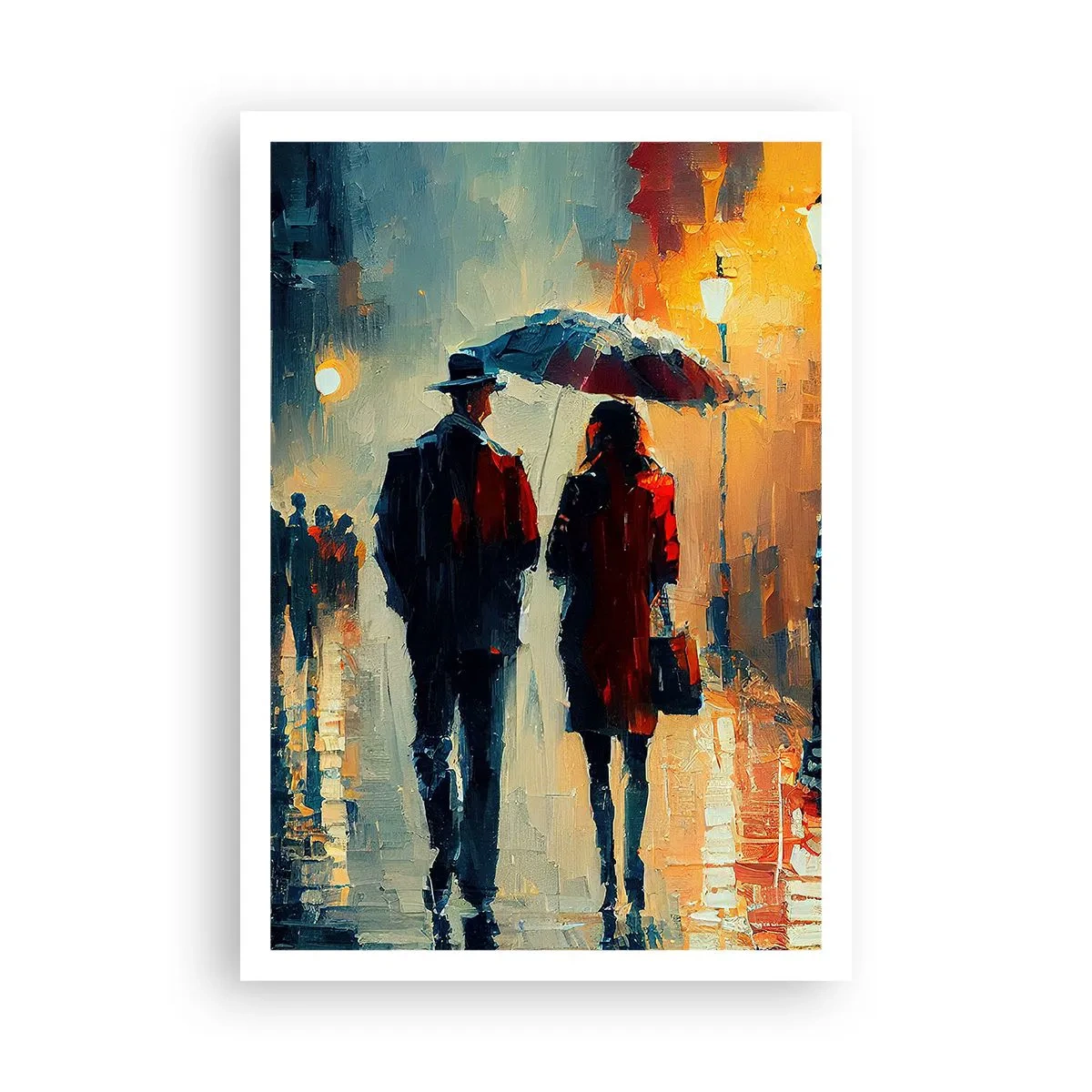 Affisch - Kärlekshistoria på stan - 70x100 cm