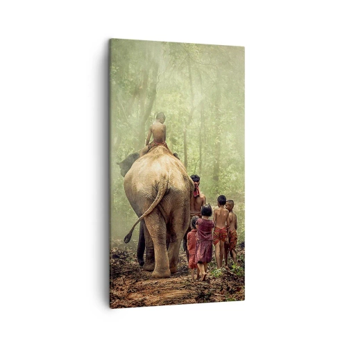 Canvastavla - Bild på duk - Nya Djungelboken - 45x80 cm