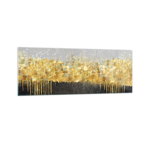 Glastavla - Bild på glas - Inåt och uppåt - 140x50 cm