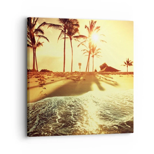 Canvastavla - Bild på duk - Kalifornisk morgon - 30x30 cm