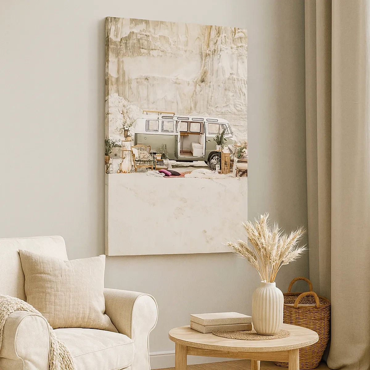 Canvastavla - Bild på duk - Dags att börja resan - 50x70 cm