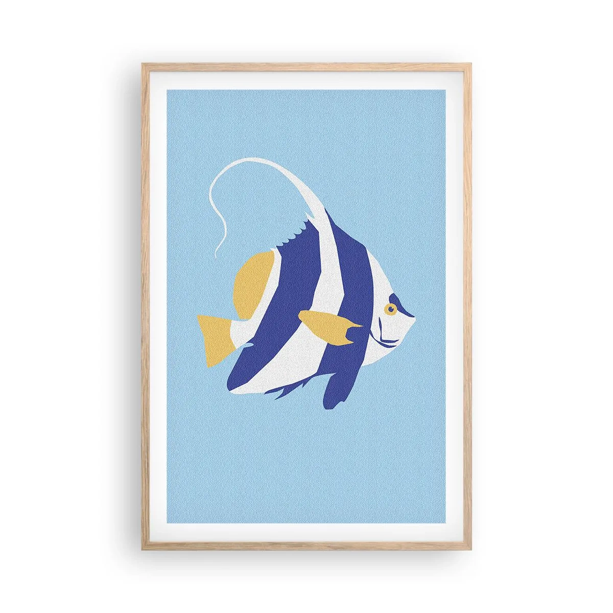 Affisch i ram av ljusek - Miss av tropiska vatten - 61x91 cm