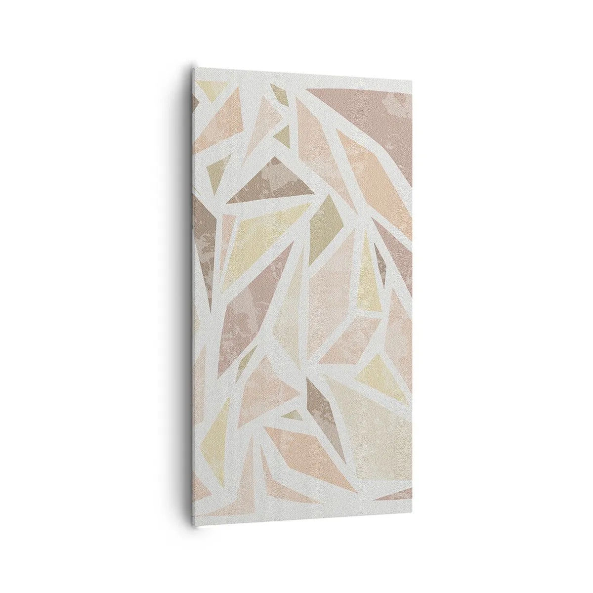 Canvastavla - Bild på duk - Komposition av färgat glas - 65x120 cm