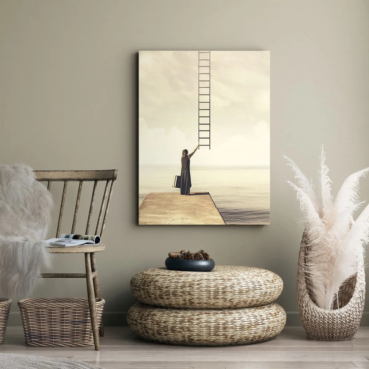 Canvastavla - Bild på duk - Magisk resa - 50x70 cm