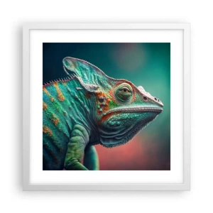 Affisch i vit ram - Ser du mig? Inte bra… - 40x40 cm