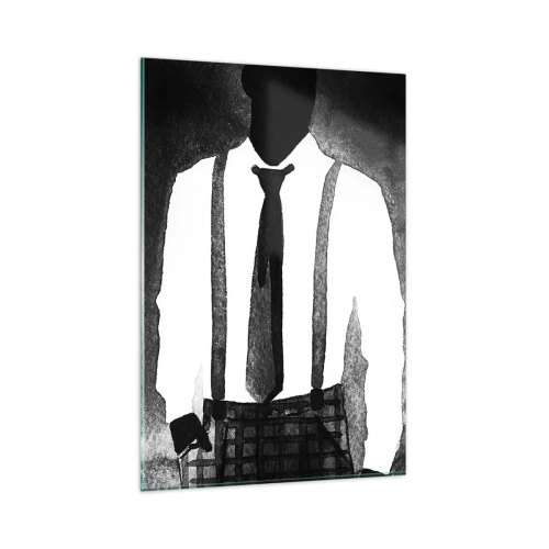Glastavla - Bild på glas - Noir stämning - 80x120 cm