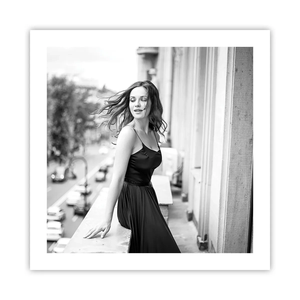 Affisch - Säkert en Parisbo - 50x50 cm