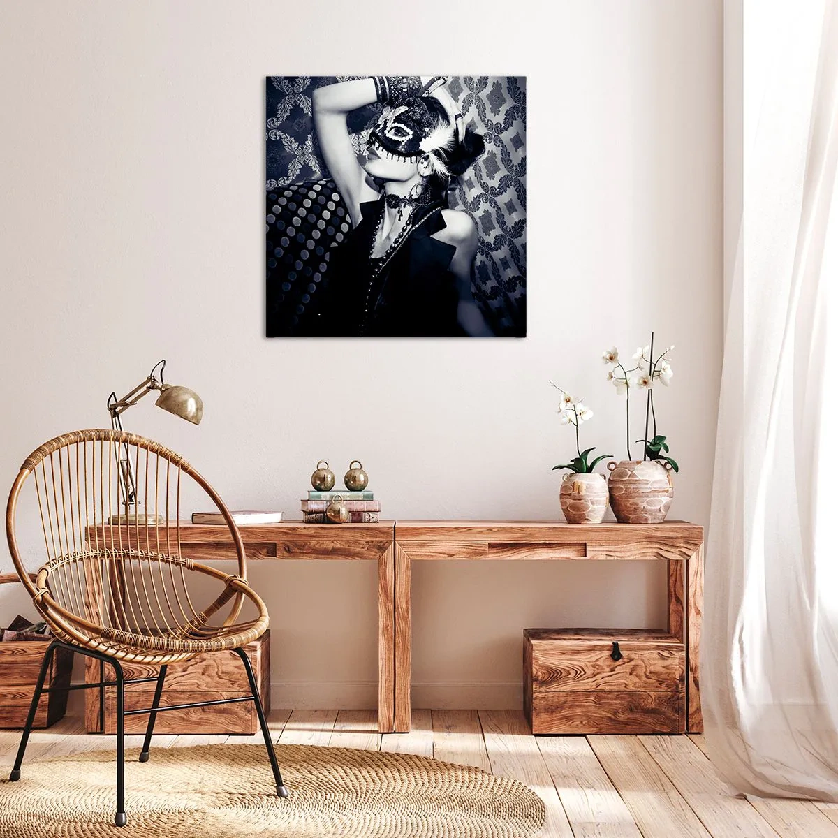 Canvastavla - Bild på duk - Dekorationer, prydnader, nyanser... - 60x60 cm