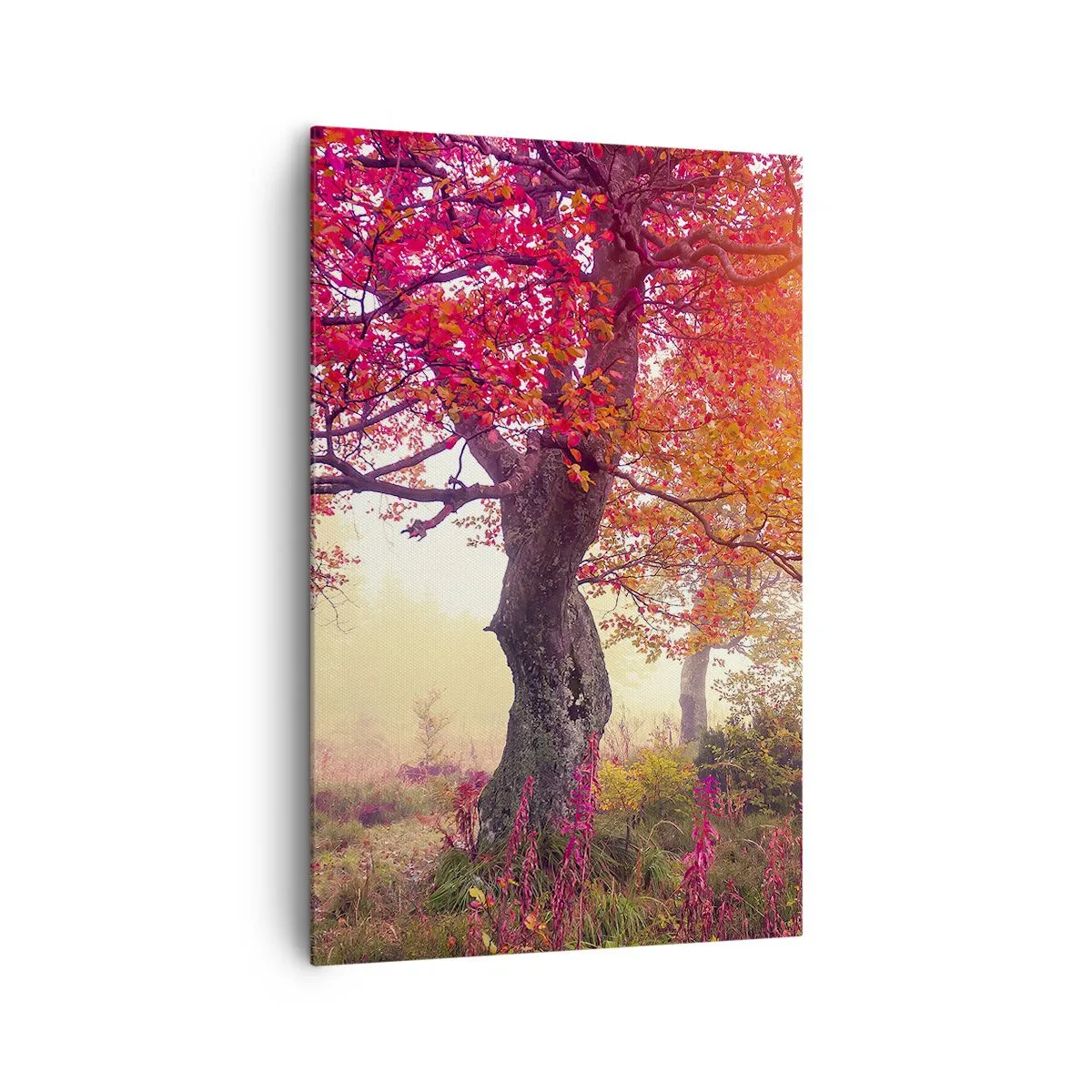 Canvastavla - Bild på duk - Våldsam blommande - 80x120 cm