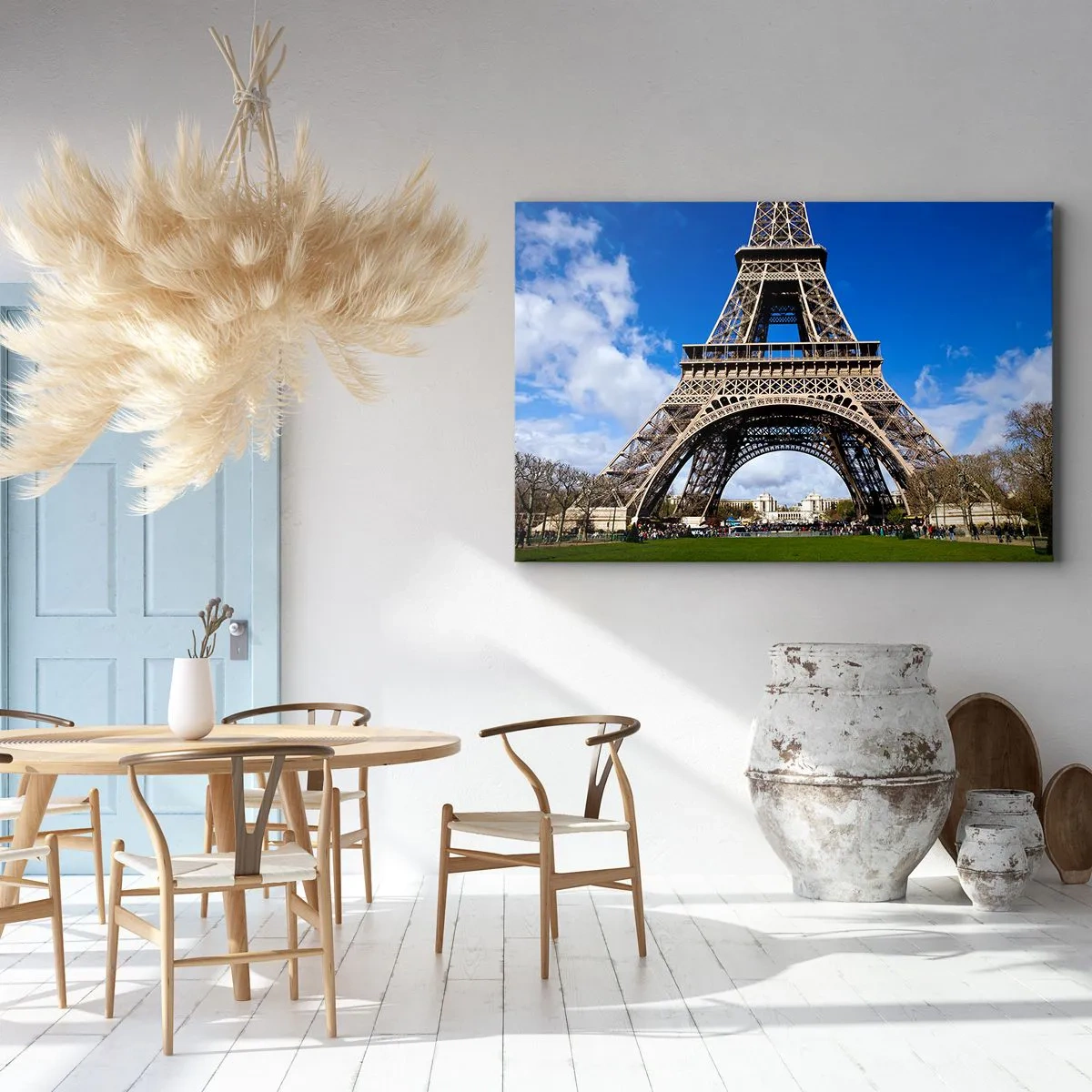 Canvastavla - Bild på duk - Hela Paris vid dess fötter - 120x80 cm
