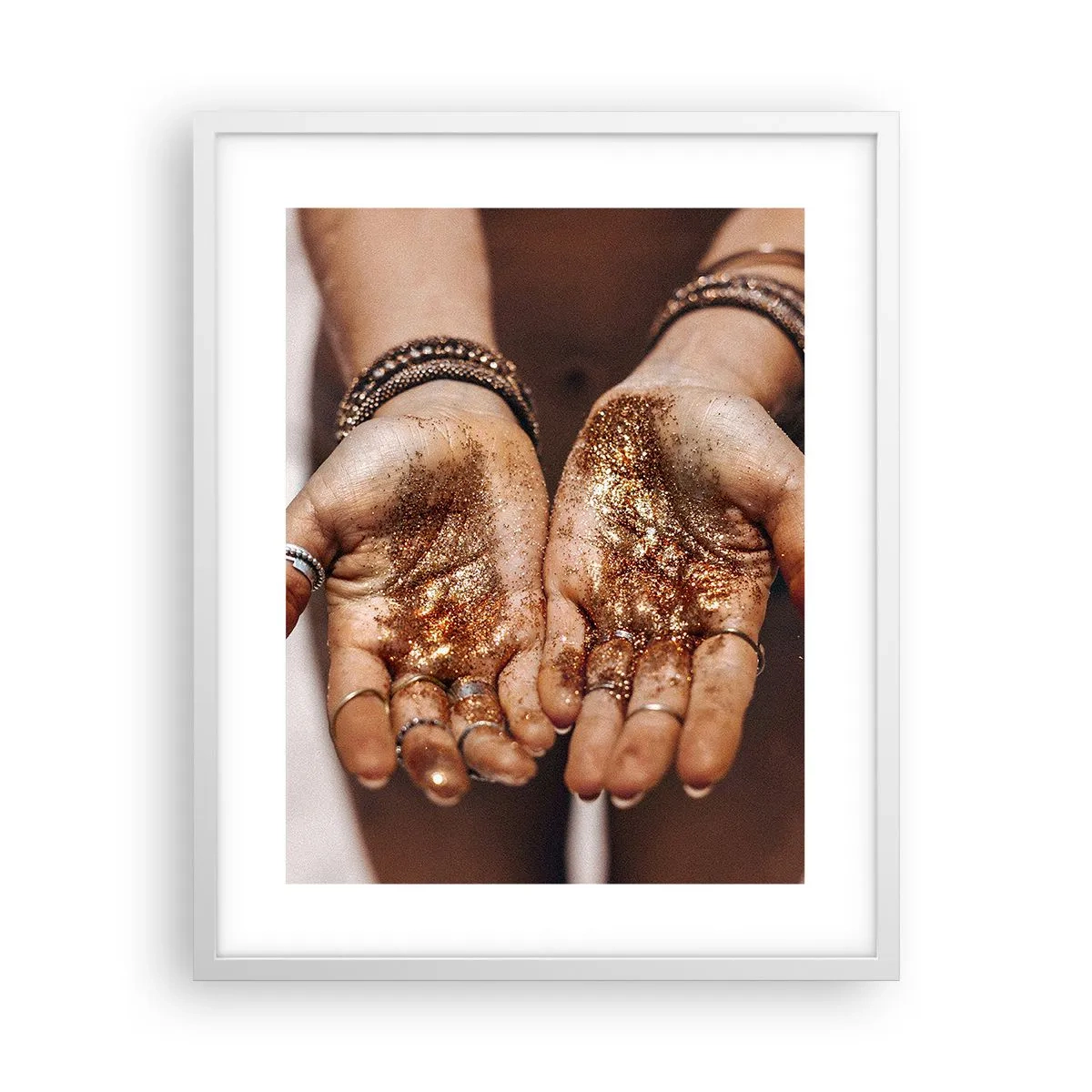 Affisch i vit ram - Gåva för dig - 40x50 cm