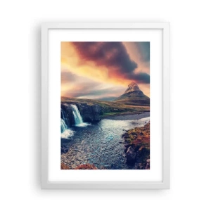 Affisch i vit ram - I naturens majestät - 30x40 cm