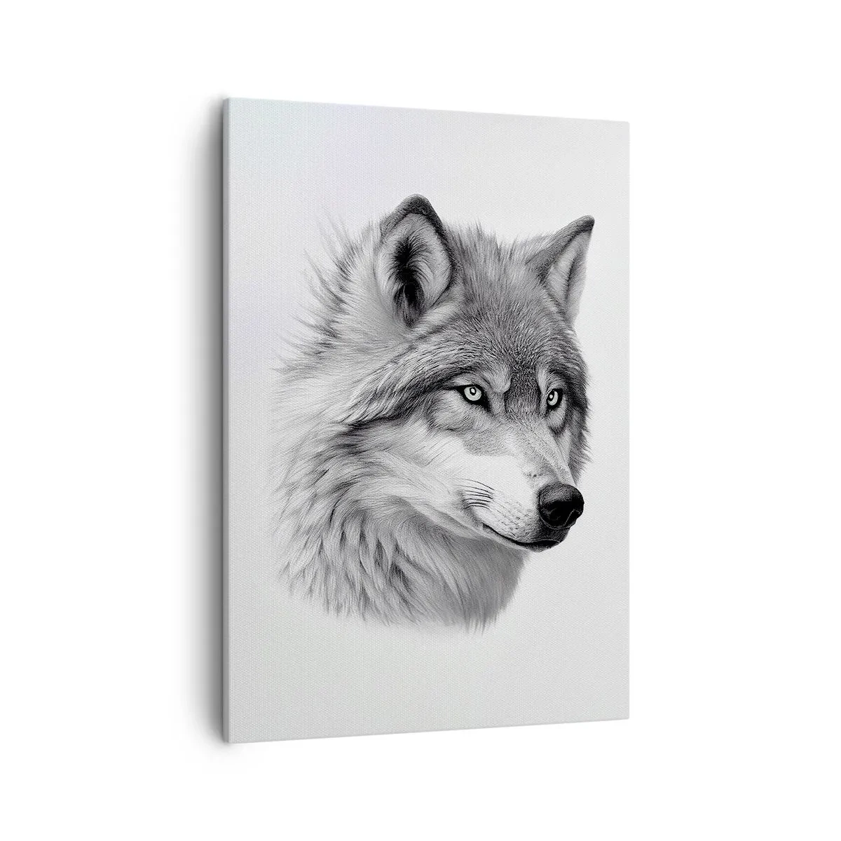 Canvastavla - Bild på duk - Alfa - utan tvekan - 50x70 cm