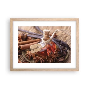 Affisch i ram av ljusek - Mot kroppens och själens enighet - 40x30 cm