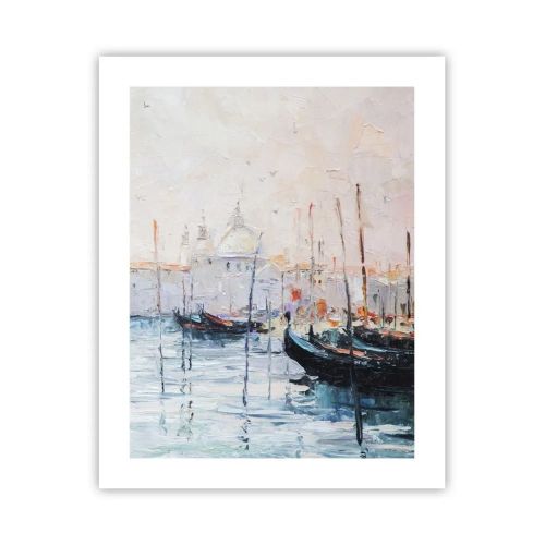 Affisch - Bortom vatten, bortom dimma - 40x50 cm