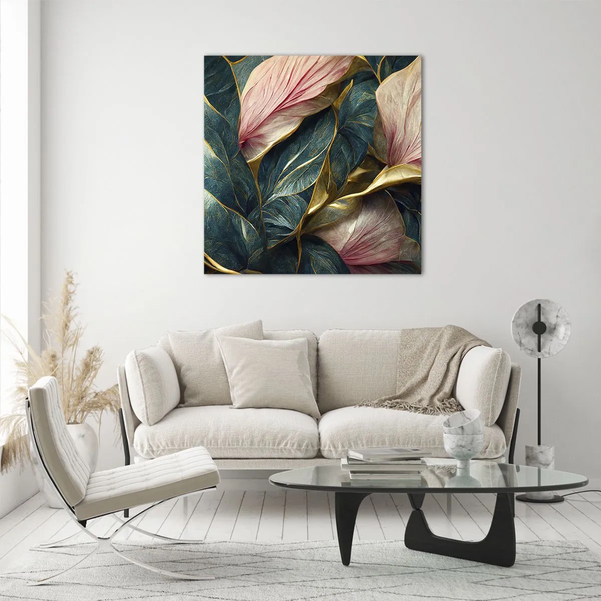 Glastavla - Bild på glas - Naturlig elegans och stil - 30x30 cm