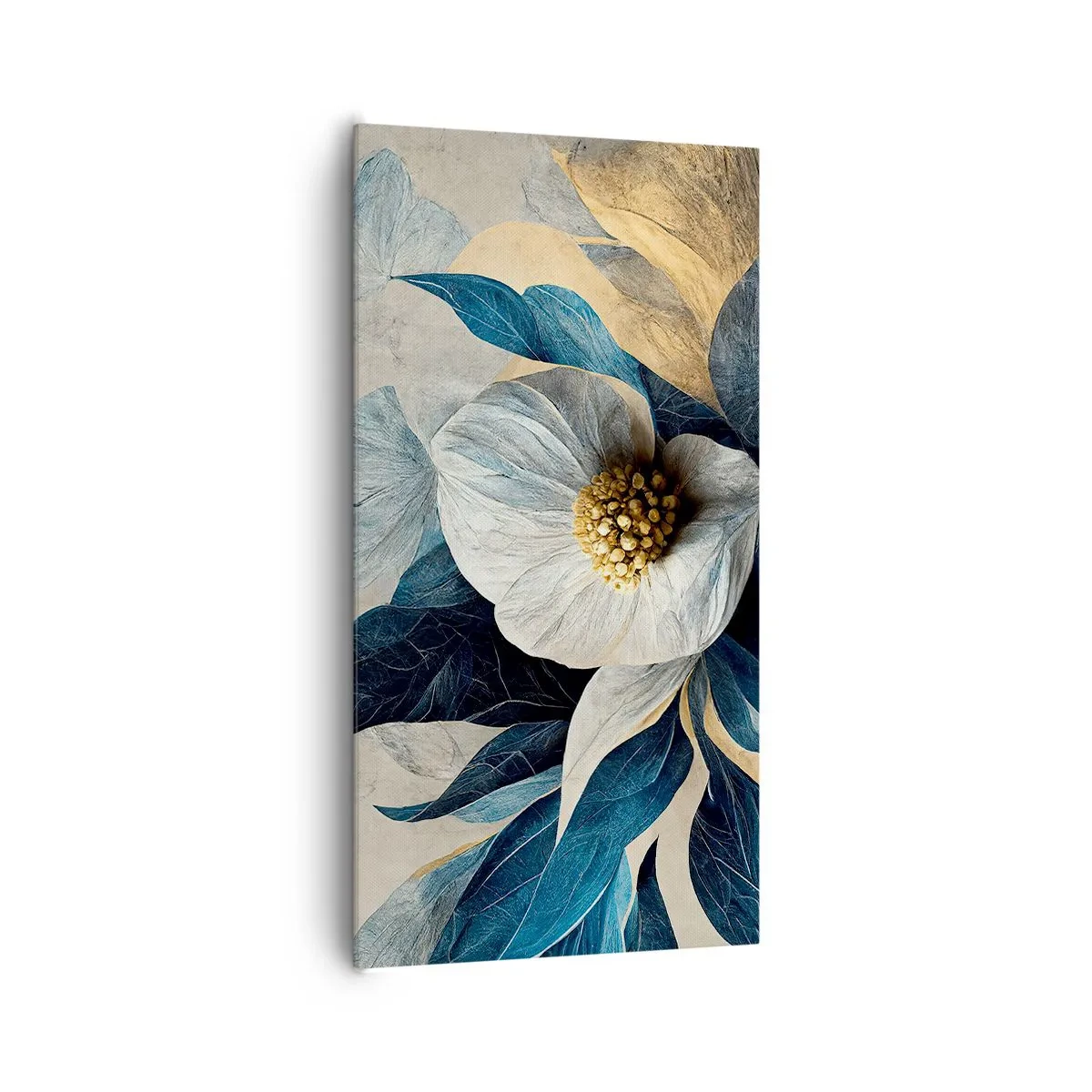 Canvastavla - Bild på duk - Har ett hjärta av guld - 65x120 cm