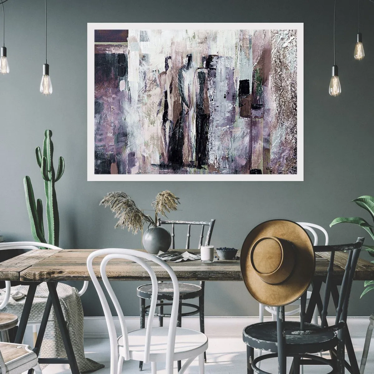 Affisch - De mystiska tre - 100x70 cm