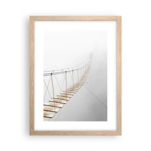 Affisch i ram av ljusek - Vart leder den dig? - 30x40 cm
