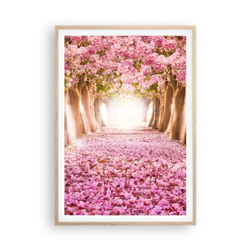 Affisch i ram av ljusek - Vägen till paradiset - 70x100 cm