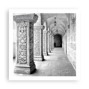 Affisch - Och vart tar det vägen? - 60x60 cm