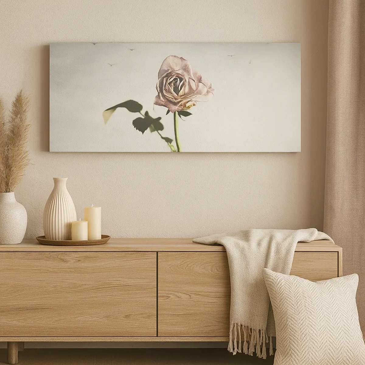 Canvastavla - Bild på duk - Vårens välkomst - 30x30 cm