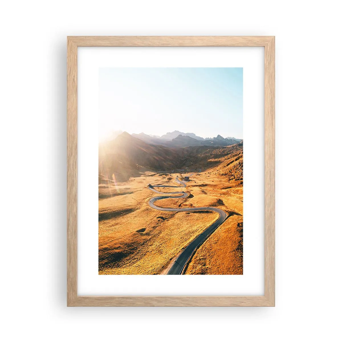 Affisch i ram av ljusek - I gulddalen - 30x40 cm