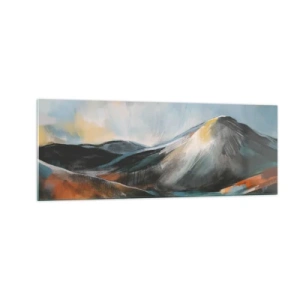 Glastavla - Bild på glas - Råa och vackra - 140x50 cm