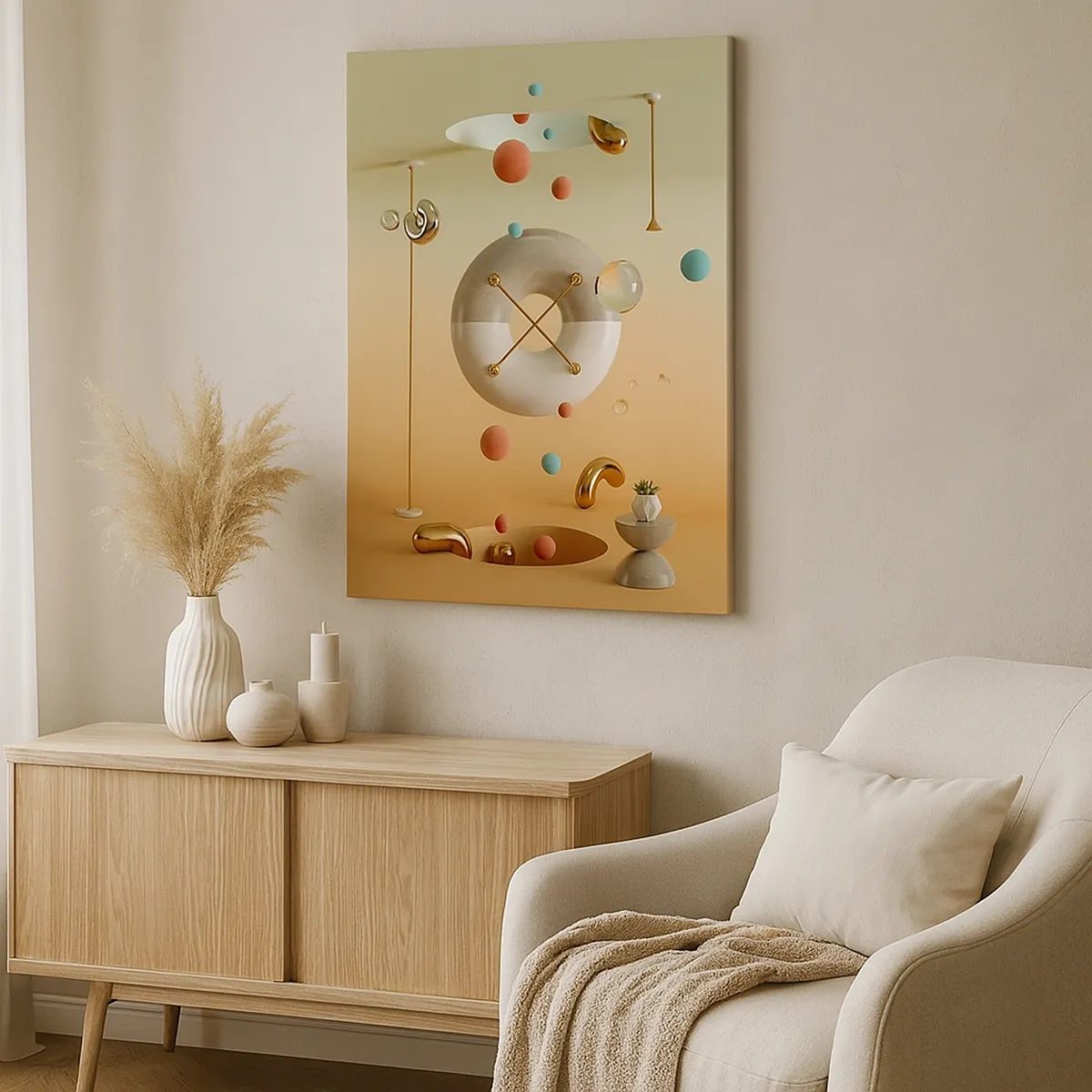 Canvastavla - Bild på duk - Vad som helst kan hända - 50x70 cm