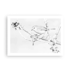 Affisch - Vintermorgon - 70x50 cm