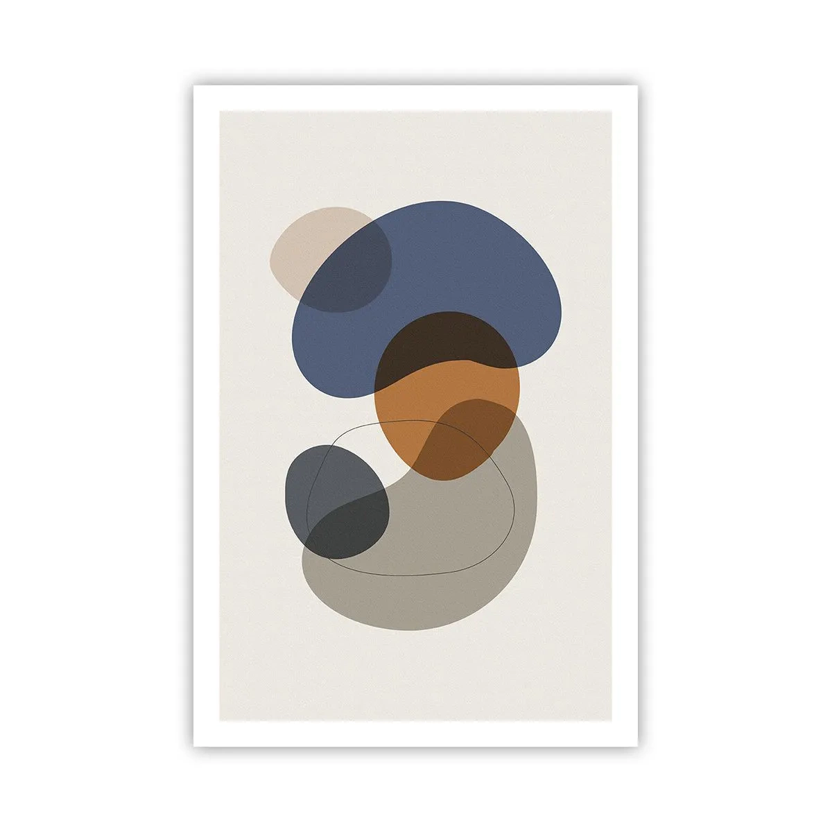 Affisch - Färgernas droppar - 61x91 cm