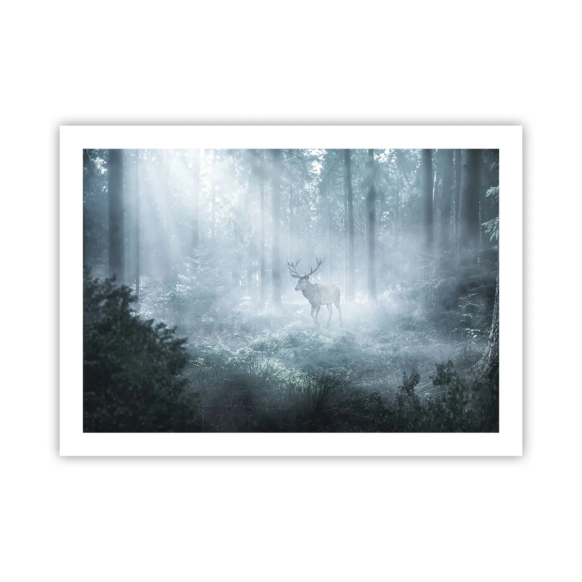 Affisch - Morgonrond runt godset - 70x50 cm