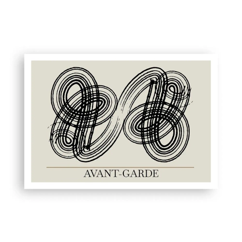 Affisch - Det kom ut spontant - 100x70 cm