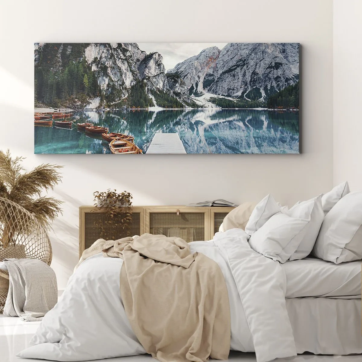 Canvastavla - Bild på duk - Vi visar dig skönhet - 160x50 cm