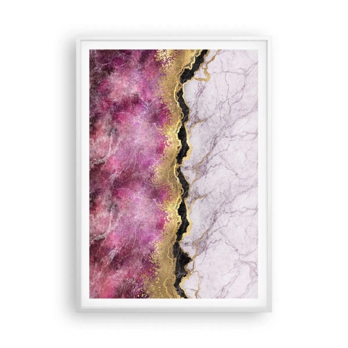 Affisch i vit ram - På gränsen - 70x100 cm