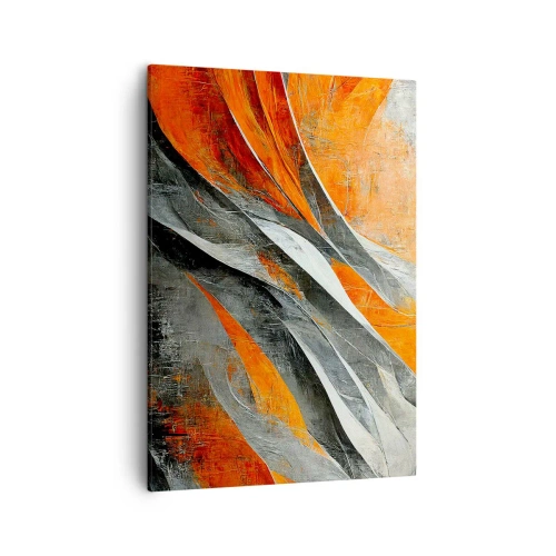 Canvastavla - Bild på duk - Värme och kyla - 50x70 cm