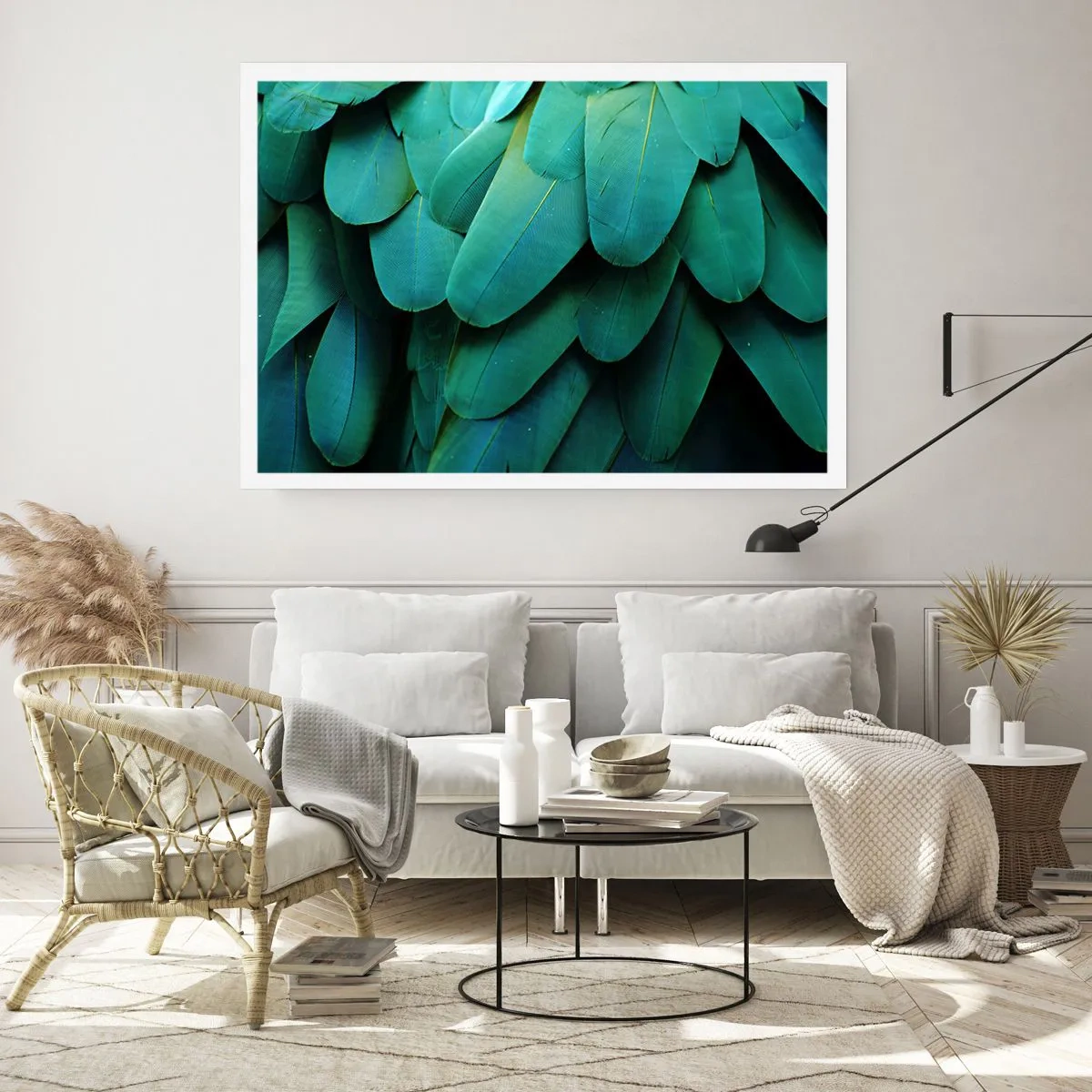 Affisch - Precision av papegojans natur - 40x30 cm