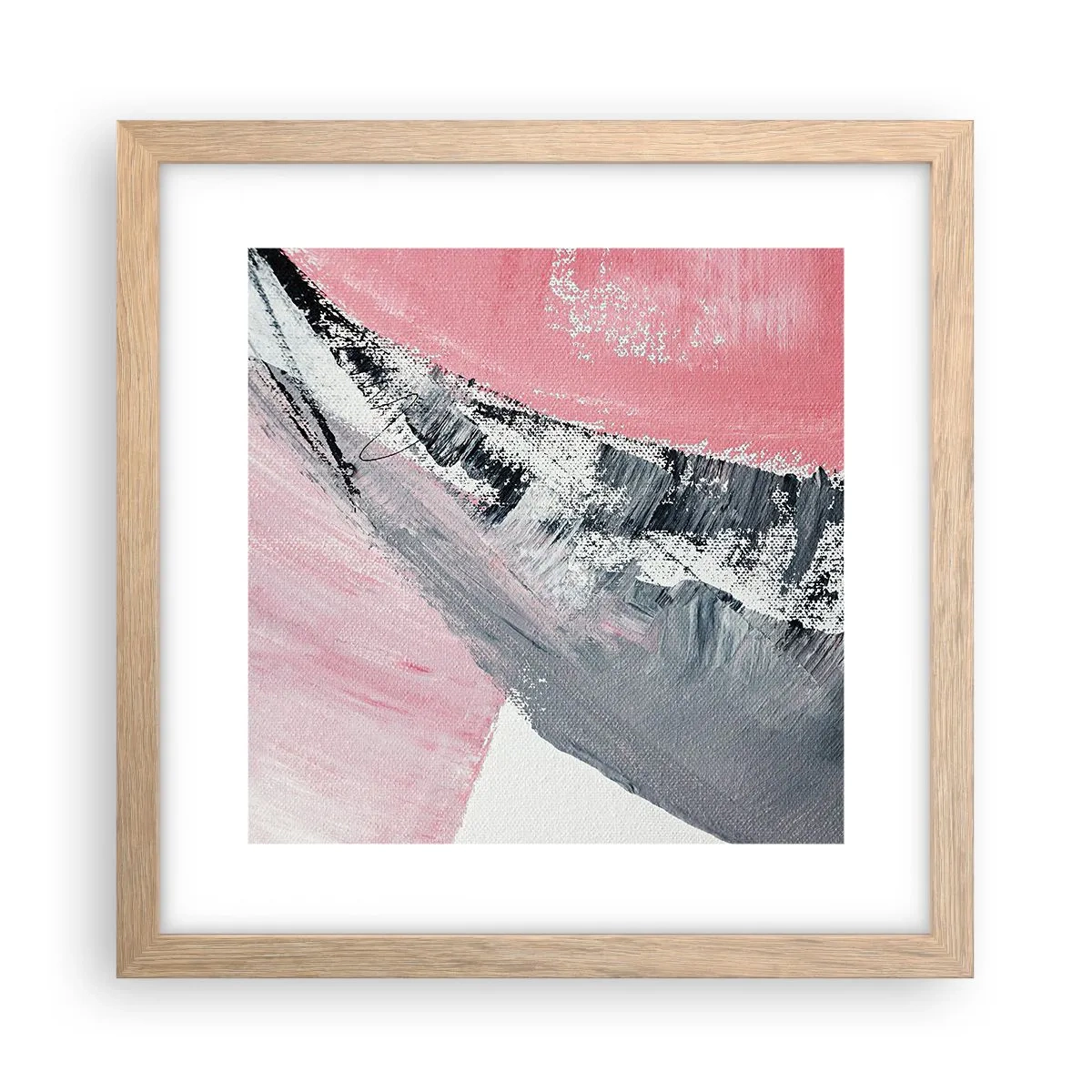 Affisch i ram av ljusek - Anpassad komposition - 30x30 cm