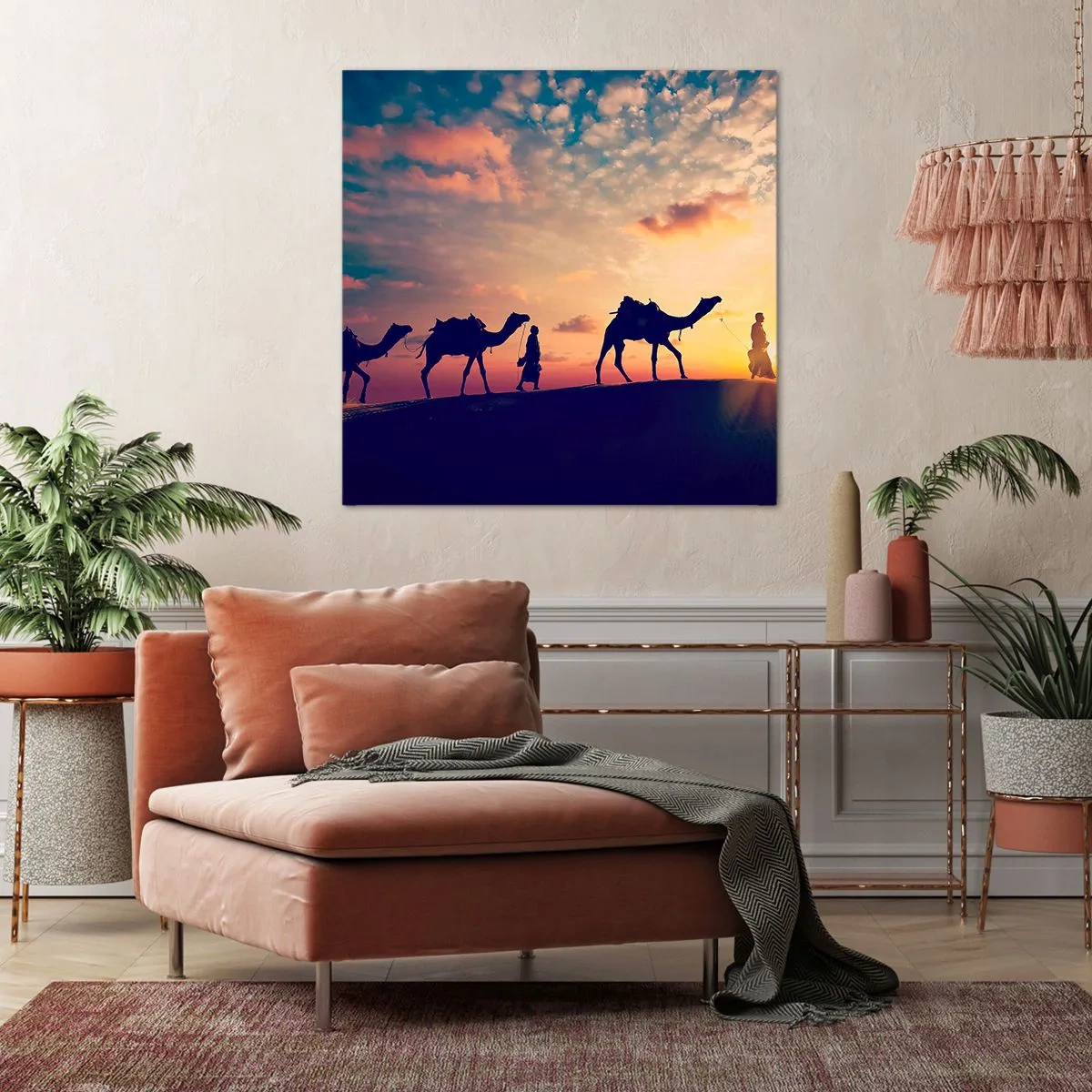 Canvastavla - Bild på duk - Orientens hemliga ande - 40x40 cm